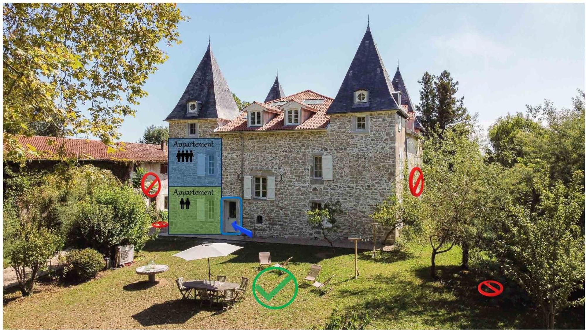 Chateau De Souhy Urcuit Bagian luar foto